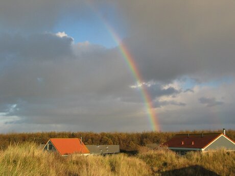 Regenboog op Texel