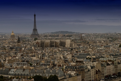 Parijs vanuit de Notre Dame