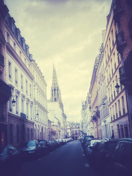 Een mooie straat in Parijs