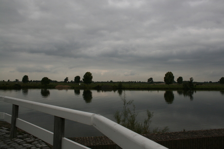 de spanning voor de storm