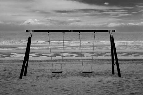 Verlaten schommel 