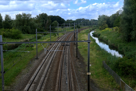 Trein rails haarlemmerweg