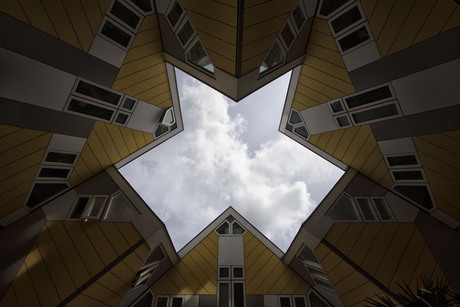 The cube houses in Rotterdam NL