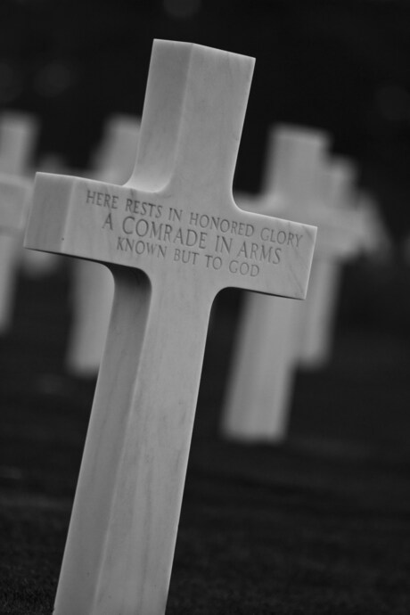 Amerikaanse begraafplaats nabij Omaha Beach