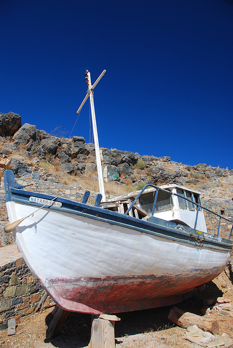 Het typisch Griekse bootje Natali