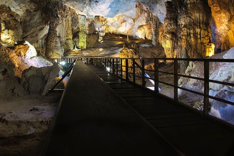 Paradise Cave Vietnam Railing