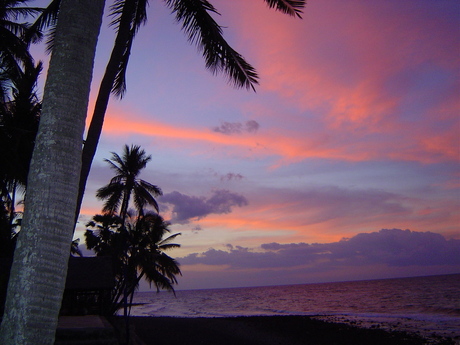 Zonsondergang op Bali