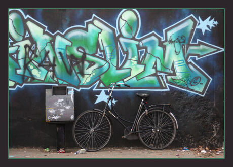 Graffiti vuilnisbak