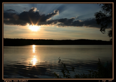 laatste zonnestralen