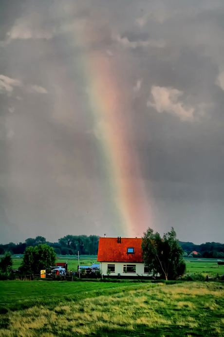 De gelukkigen met de pot goudstukken