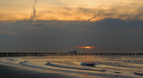 Ondergaande Zon in Breskens