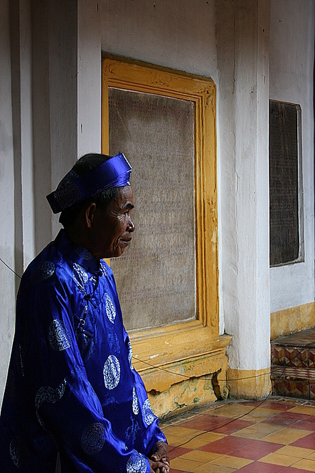 Blauwe man in Hoi An