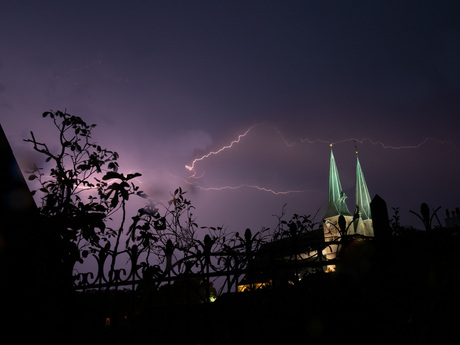 Eindelijk onweer in Deventer