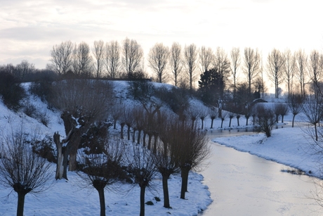 Retranchement in de sneeuw