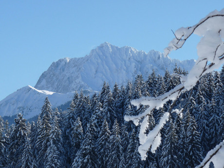 zon in de karwendel