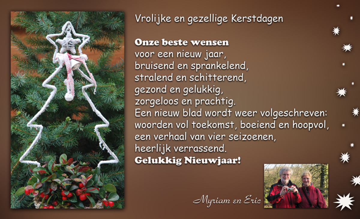Kerst Nieuwjaar Kaart 1 - Foto Van Myriamve - Bewerkt - Zoom.Nl