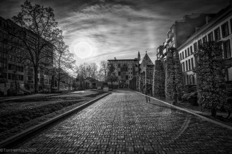 Empty streets on new-years day.