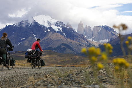op weg naar Torres del Paine..