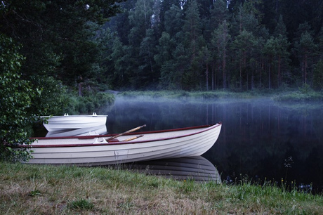 Meer in de mist