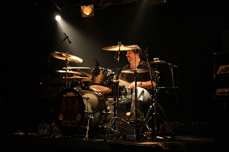 Drummer in the spotlight