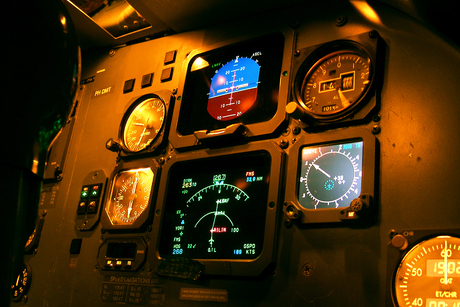 Fokker 50 cockpit