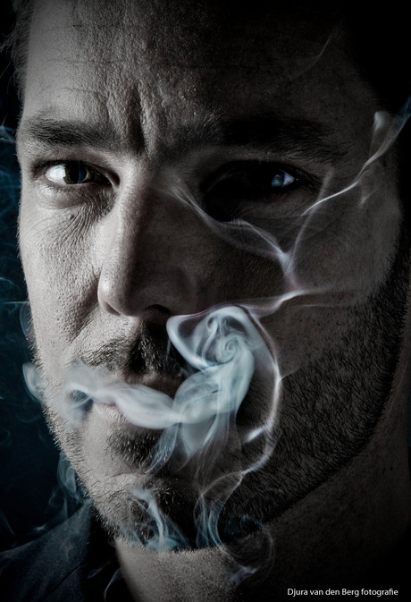 This men is on fire!