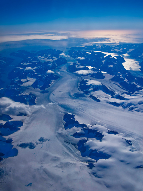 View over Greenland