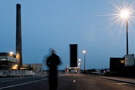 vroeg in de Antwerpse haven