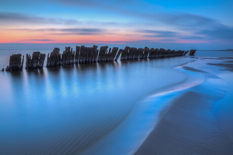 Zonsondergang bij Hindeloopen