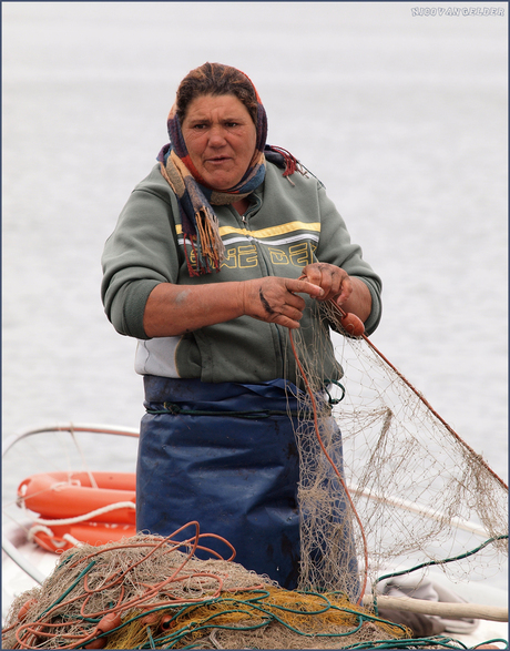 Portugese vissersvrouw