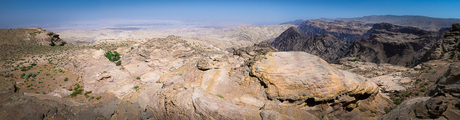 Uitzicht op de Jordaan Vallei Jordanië