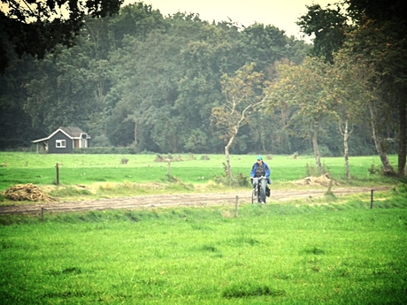 Fietsen door het boerenland