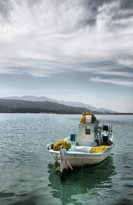 Vissersbootje in Samos