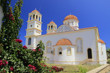 Kerkje Maleme op Kreta..