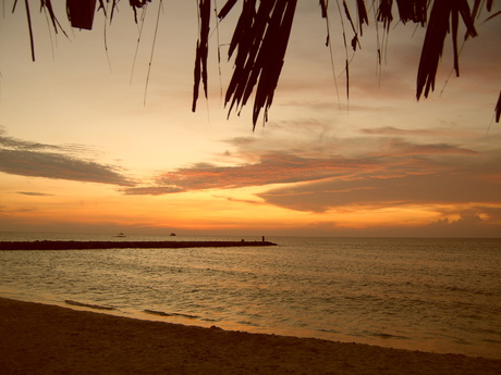 Zonsondergang op Aruba