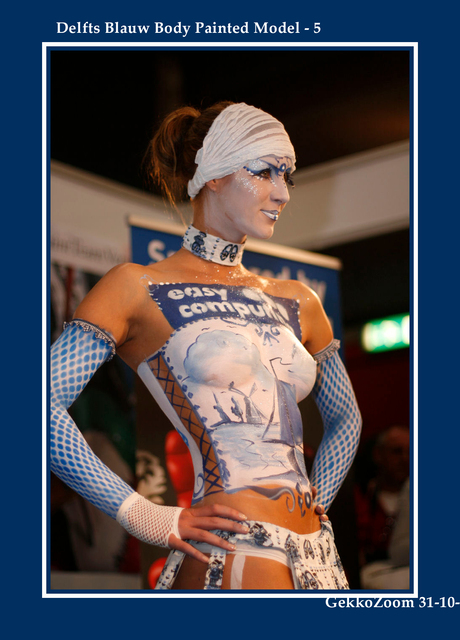 Delfts Blauw Body Painted Model - 5