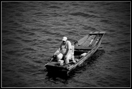The lone fisherman.