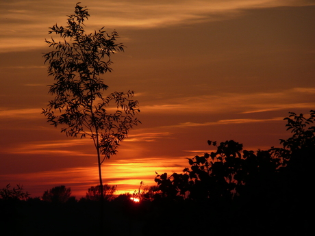 zonsondergang