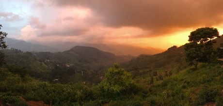 Sri Lanka zonsondergang