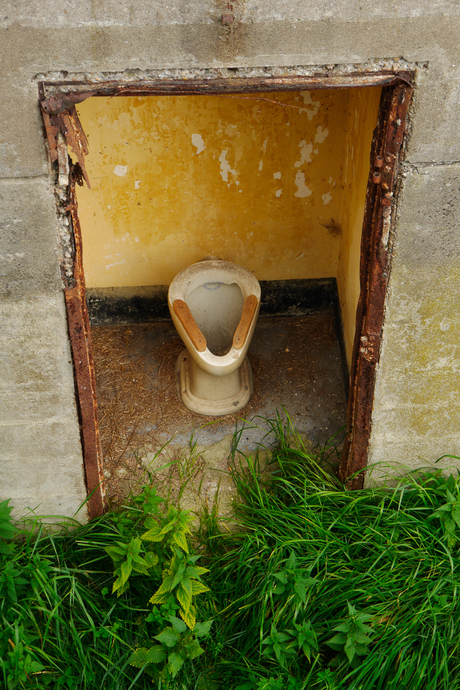 Fort Spijkerboor - Luchtig toilet