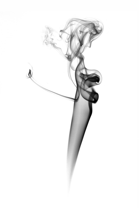The smoking lady