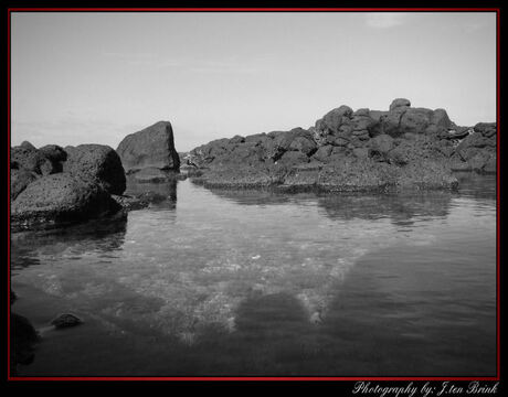 Water on the rocks...