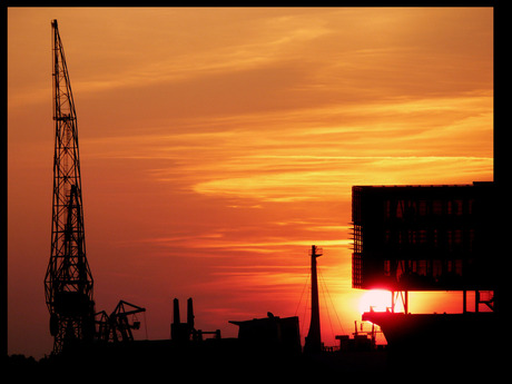 INDUSTRIAL SUNSET.