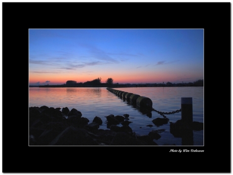 Zonsondergang Biesbosch