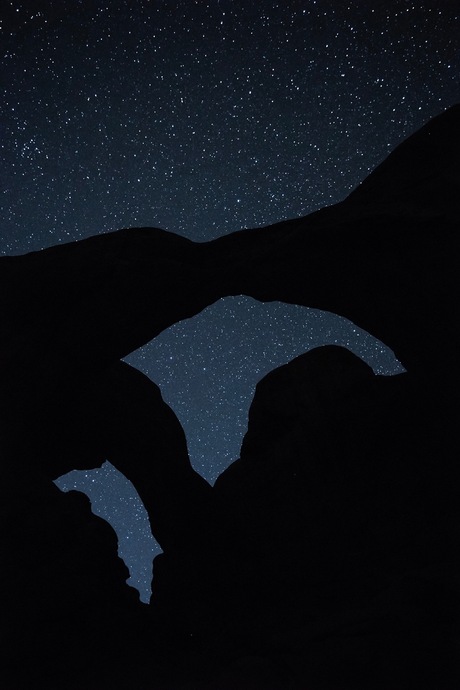 Arches by night