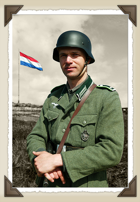 Officier van de Wehrmacht in Nederland