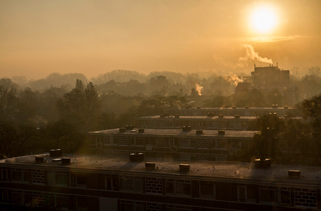 City sunrise