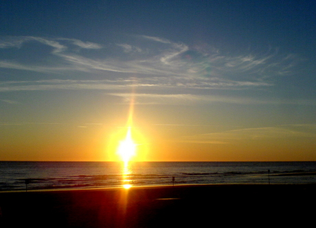 Zonsondergang Bergen aan Zee