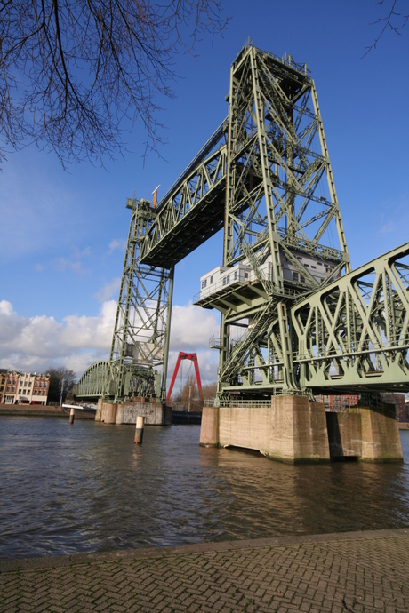 Oude spoorbrug Rotterdam