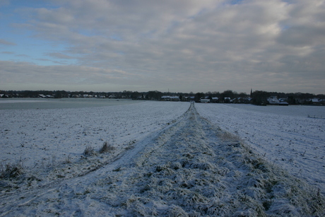 sneeuw paadje